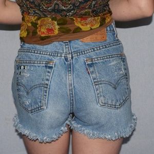 LEVI 517 cutoff shorts Size 7 JR